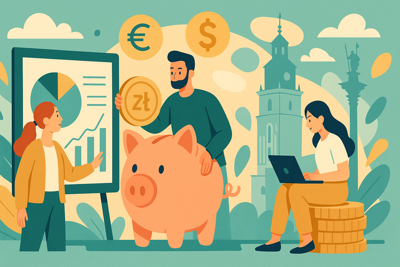 Financial Literacy Illustration
